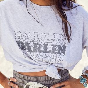 Aerie Longsleeve Darlin Boyfriend Real Soft Tee